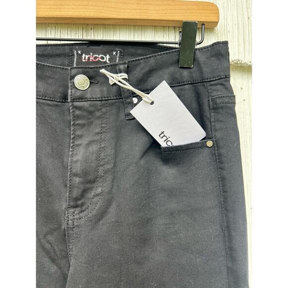 NWT Gina Tricot Womens Black Mid Rise Flare Denim‎ Jeans Cotton Blend Size 3/26 - Picture 3 of 9